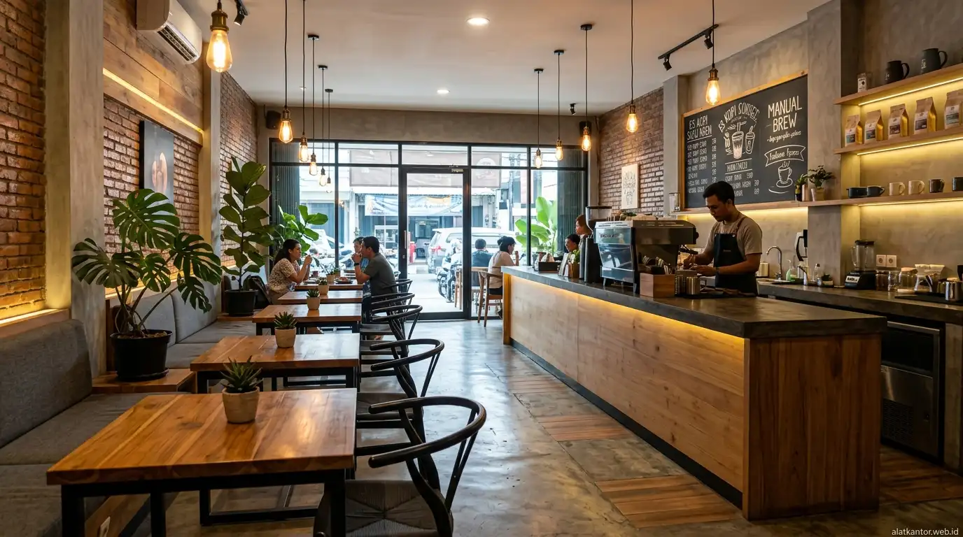Tren Desain Interior Kafe & Ruang Usaha di Surabaya