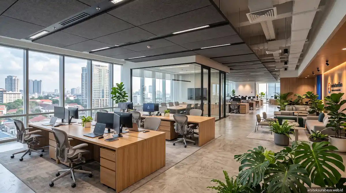 Desain Interior Kantor Modern Surabaya Pusat