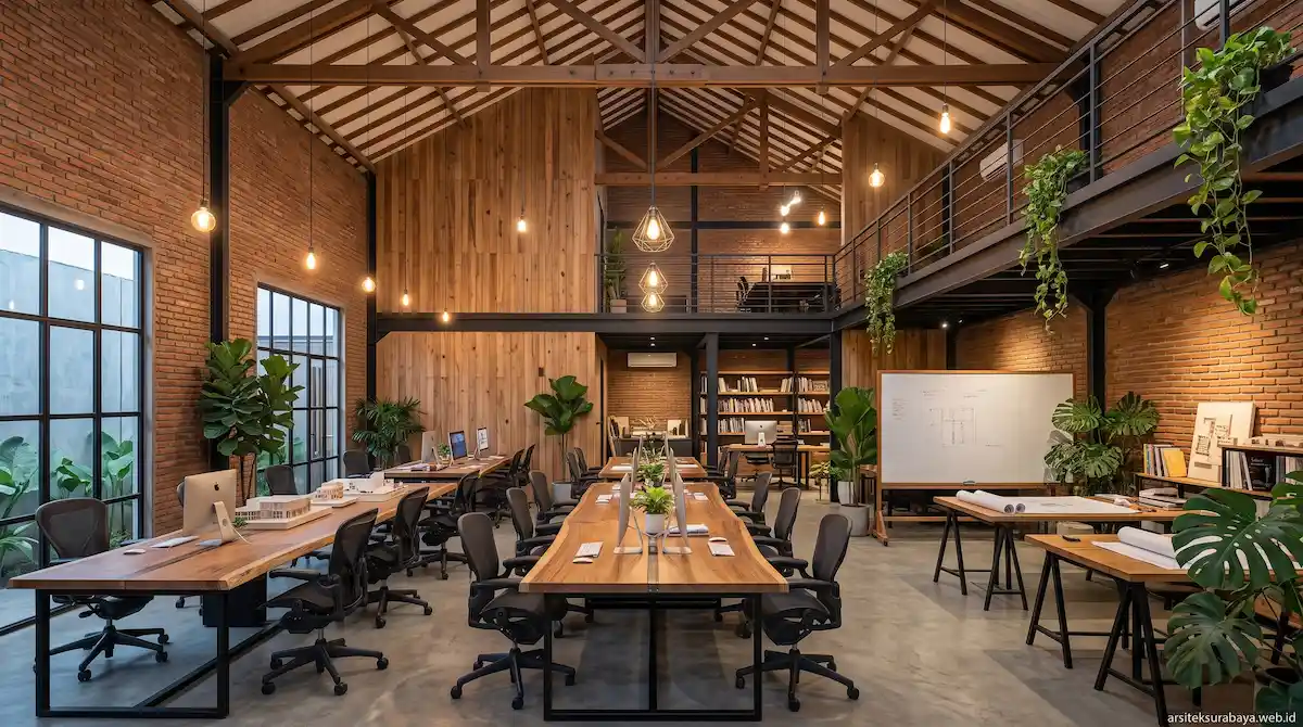 Desain Interior Studio Kreatif Surabaya Selatan