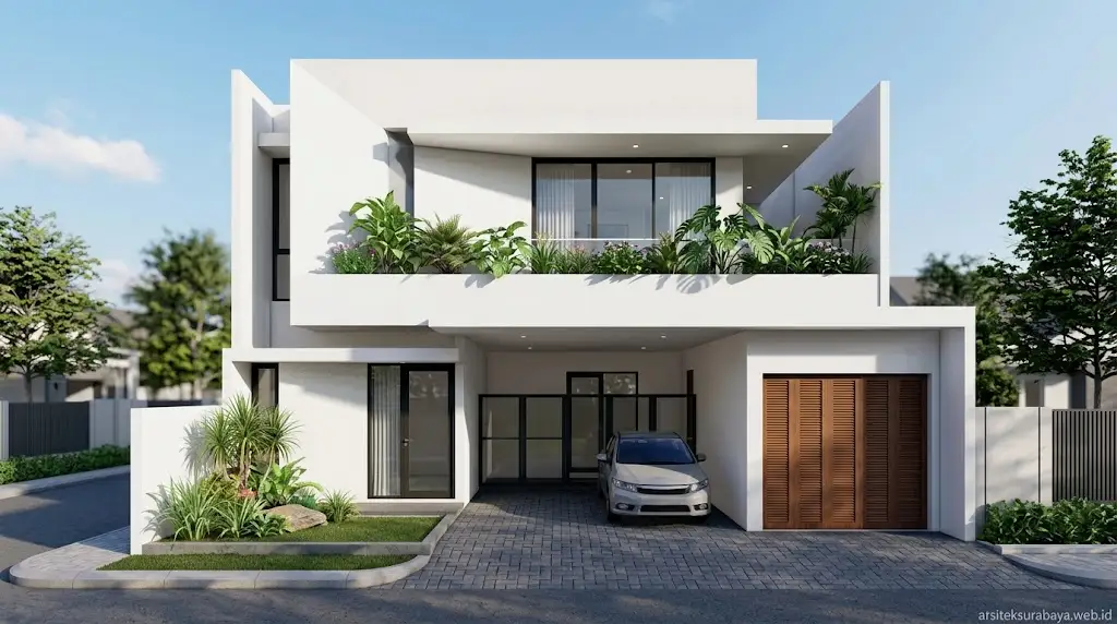 Desain Rumah Minimalis 2 Lantai Surabaya Timur