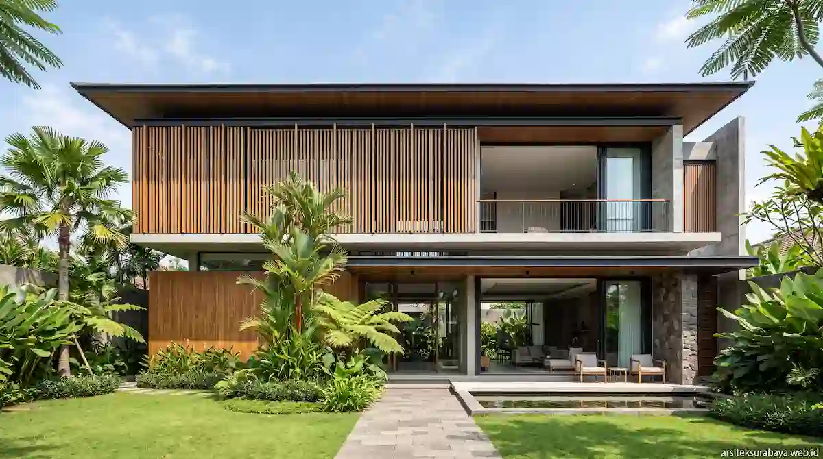 Jasa Arsitek Rumah Tropis Modern Surabaya Solusi Sejuk
