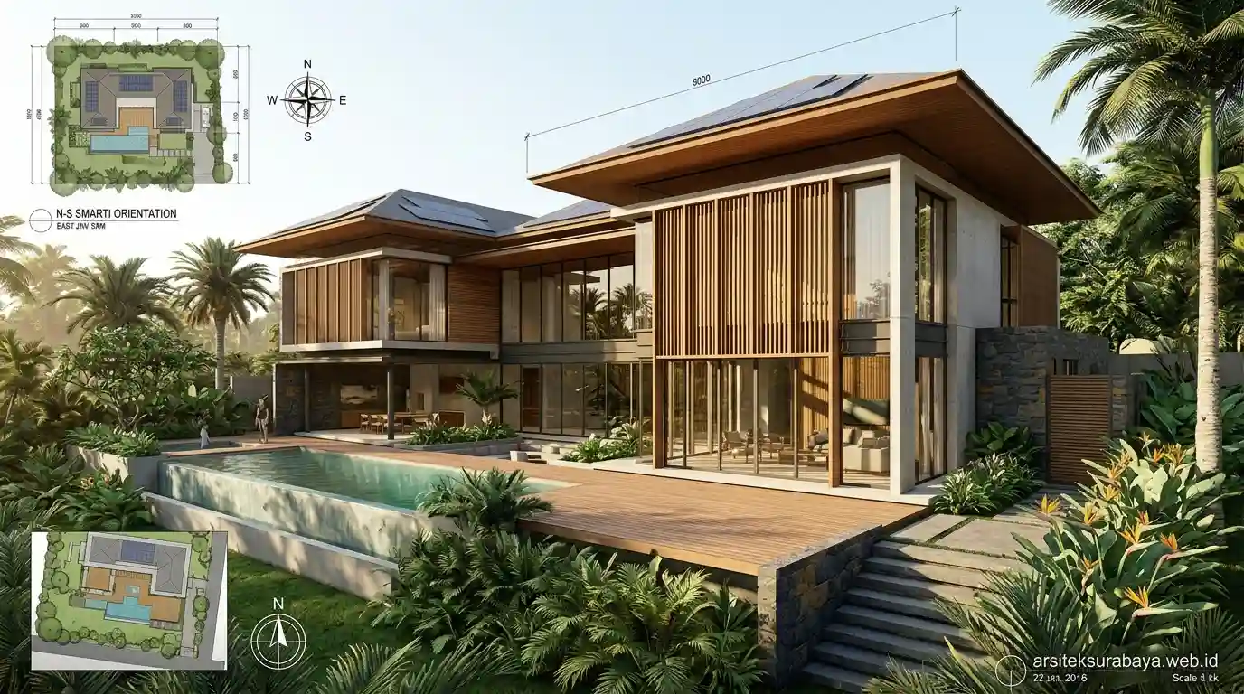 Dampak Arah Orientasi Bangunan Terhadap Efisiensi Energi Rumah Tropis
