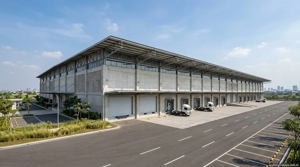 Perancangan Gudang Logistik Modern Surabaya Barat