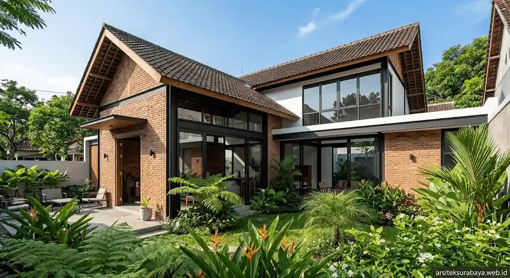 Renovasi Rumah Tua Heritage Ketintang Gayungan Surabaya