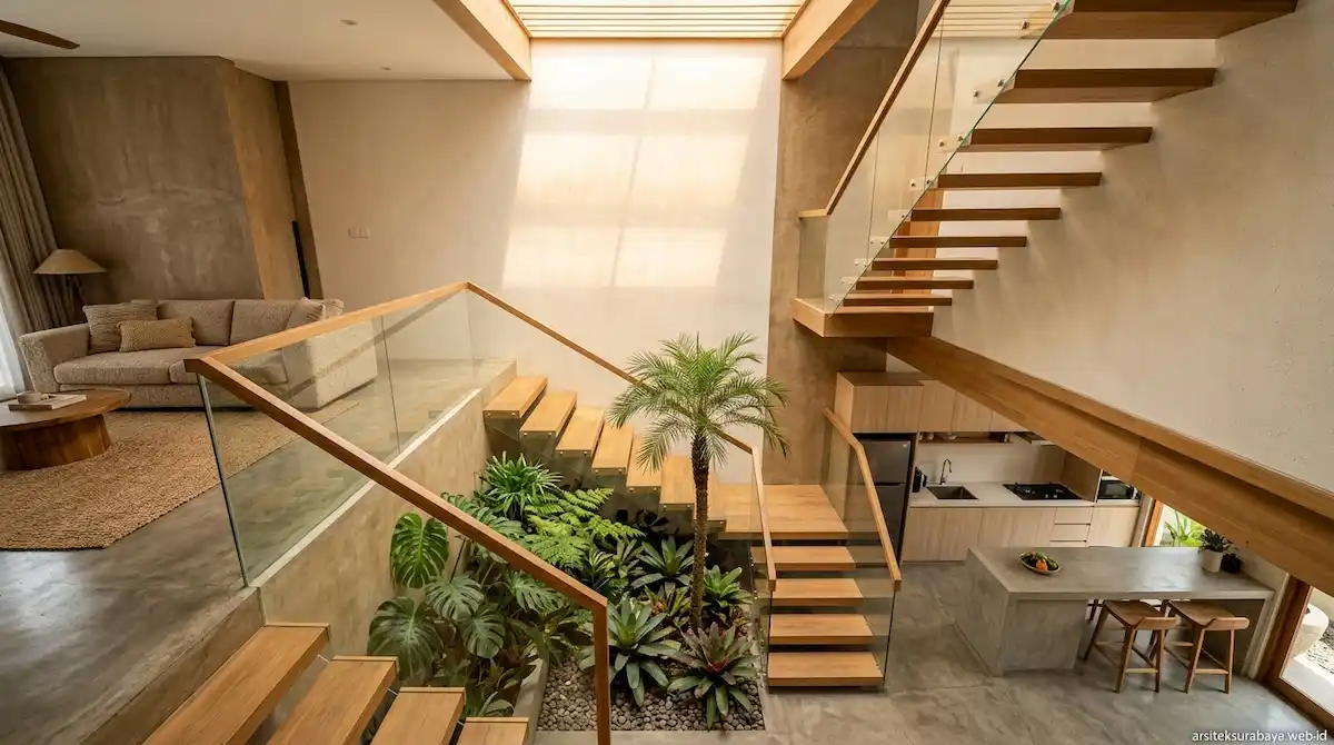 Strategi Desain Rumah Tropis di Lahan Sempit & Terbatas Surabaya
