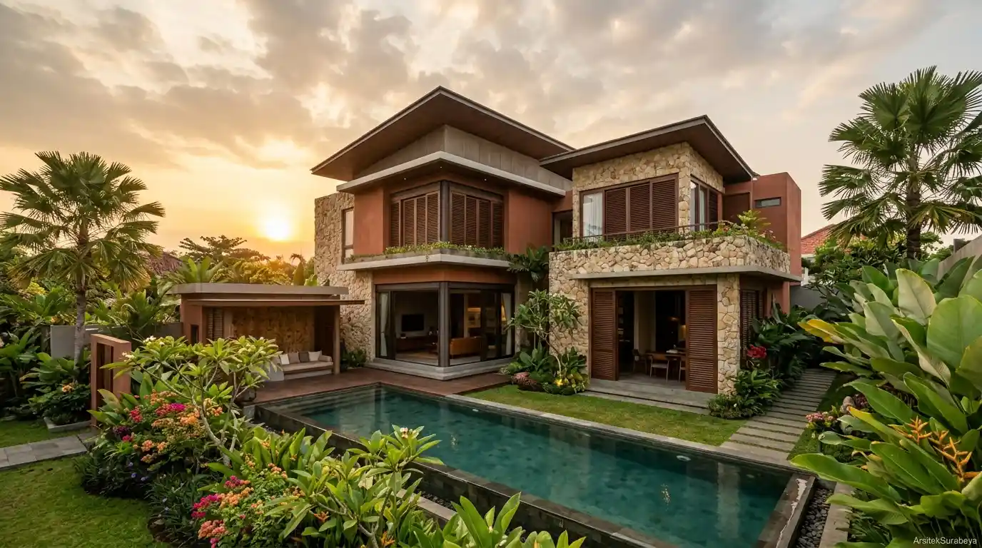 Panduan Membangun Rumah Tropis Modern Surabaya